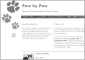 Paw by Paw - MySQL Database, (X)HTML, PHP, CSS